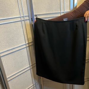 Black Evan Picone Skirt
